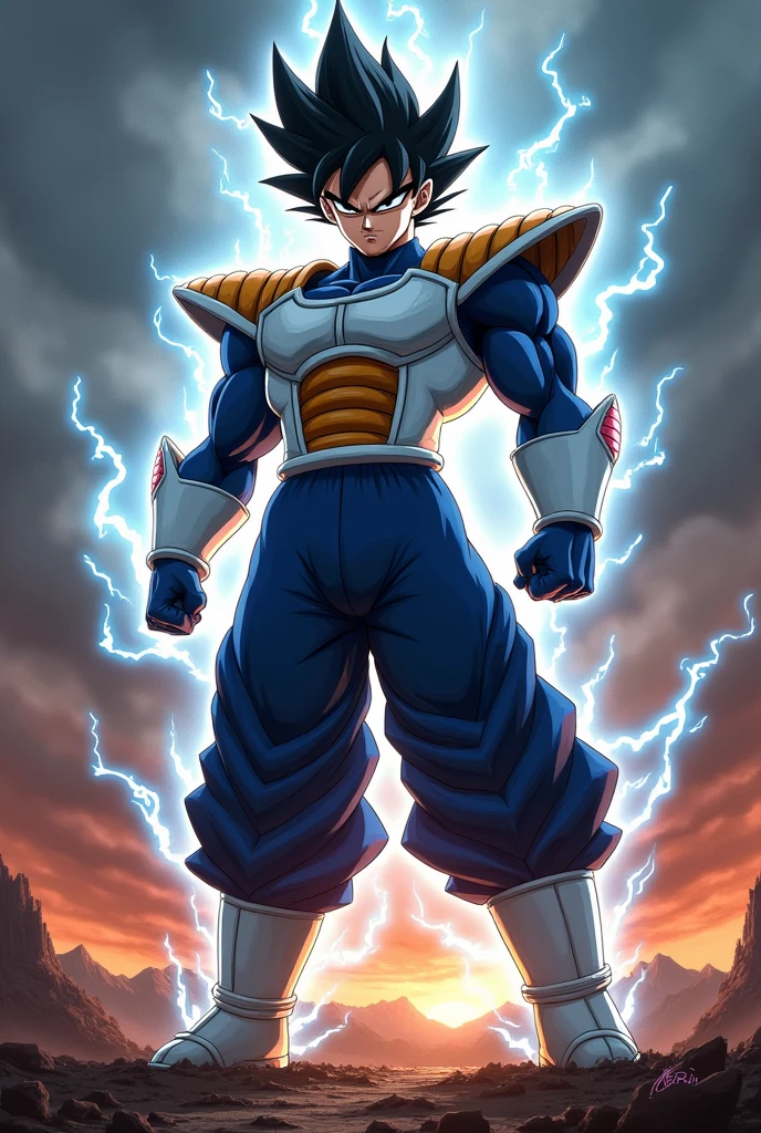 Vegeta and Sasuke fusion 