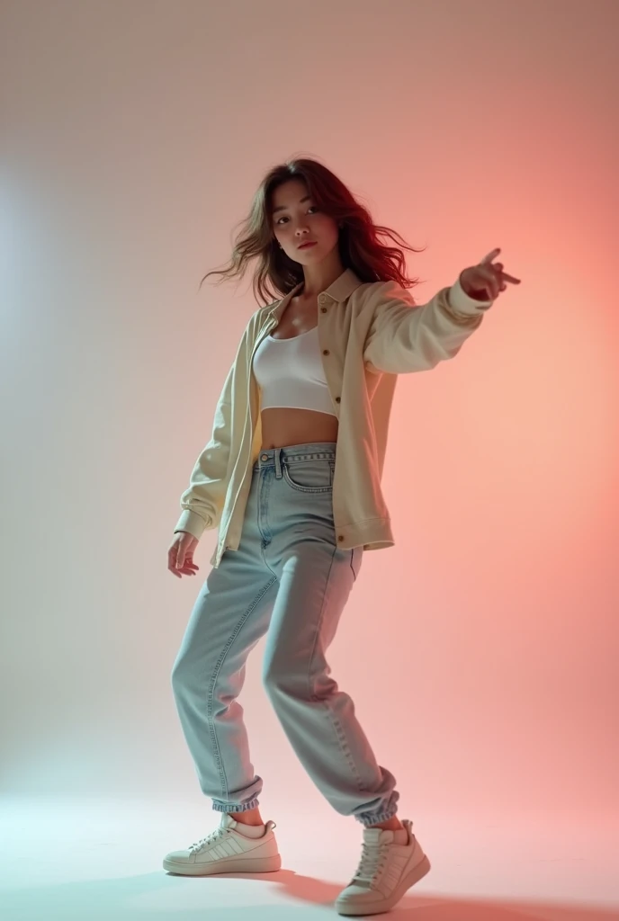 Une video d’une fille aui dance comme sur tiktok