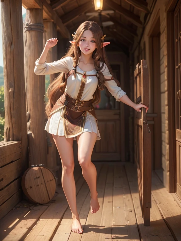 (((naked girl exposed))), a beauty girl,((Riding naked))、The wind is blowing、Well-formed face、((Not wearing pants、fullnude))、fullnude、14years、８Head and body、a small face、A slender、Very skinny、skinny、torso, legs are long、tiny chest,Ribs、discreet breasts、((Constricted waist、Smaller chest、small tits))、beauty legs、dented belly、Model body type、Lustrous hair、Backgrounds that look like real photos、(((NSFW)))、(((Thigh strap for only one leg)))、Rejoicing face、(((Reveal madness)))、naked play、(((long boots)))