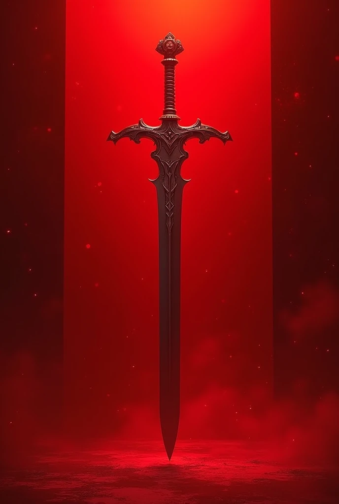 A red image with a sword written nkt