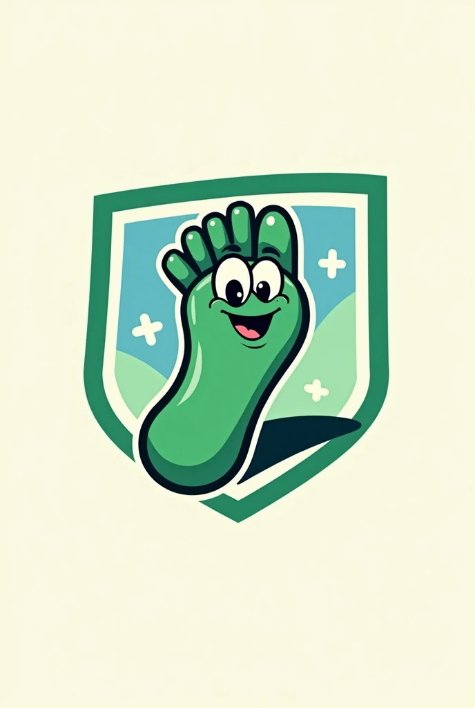 create a football team logo with the name "half sole", logo em Cartoon