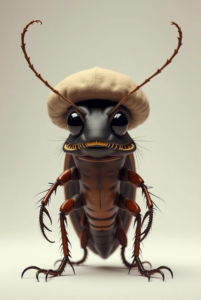 A cockroach with a beret 