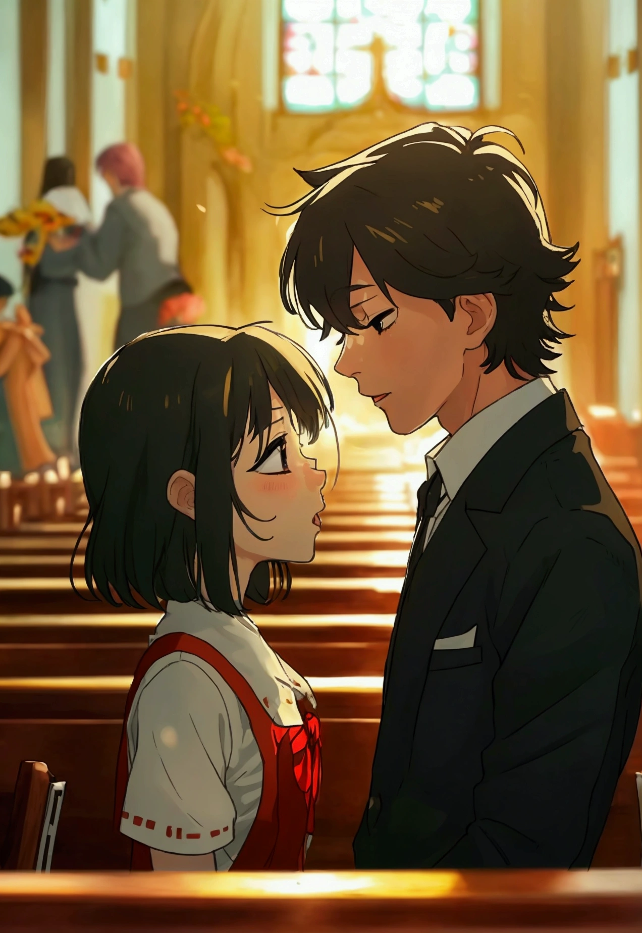 Jesus Christ encounters Hanako in a church, where she explains her pranks on her teacher. He seduces her by touching her intimately inside the church, silencing her moans, and then leads her to Mr. Richard's classroom. Jesus forces Hanako to straddle Mr. Richard's face, making her receive oral pleasure as punishment. While this is happening, Jesus summons a carnal entity to tease Hanako's breasts, mingling her discomfort with pleasure.
