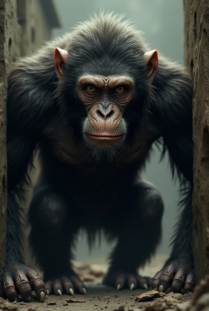 Locked in gigachad monkey