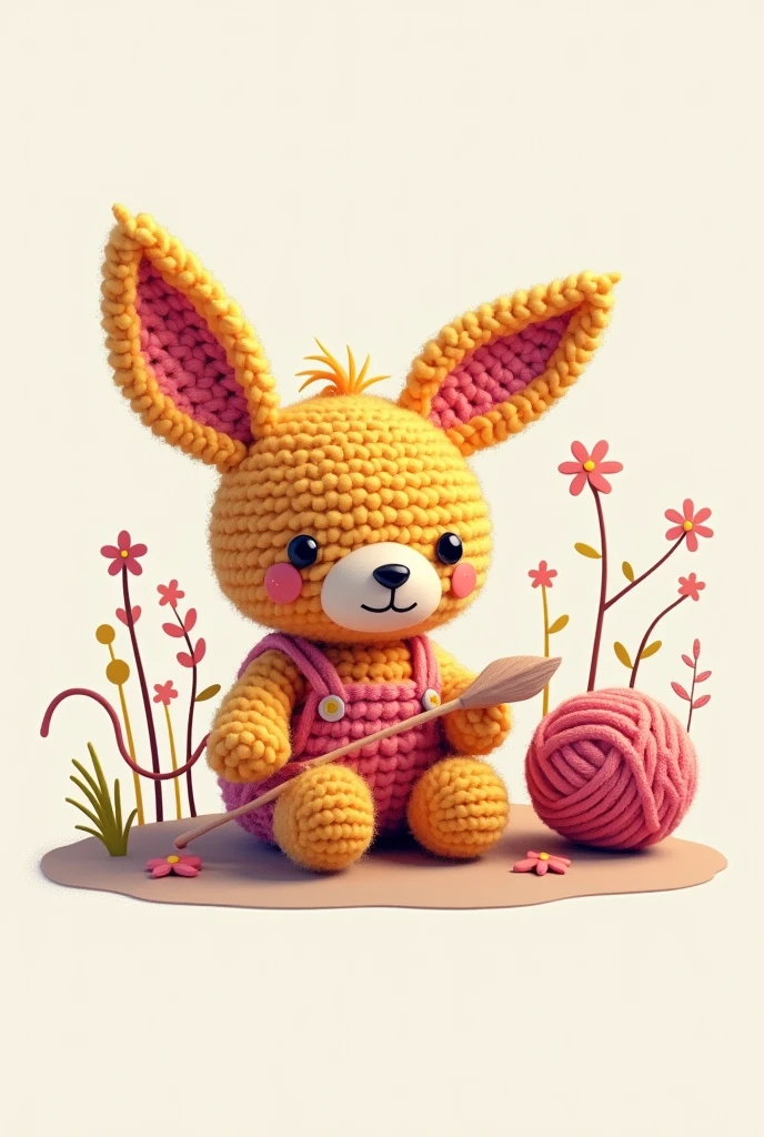 Create a logo for an Instagram page about my business called “El Artesano”, where crochet and amigurumi projects will be sold. This logo should be thought for a profile picture