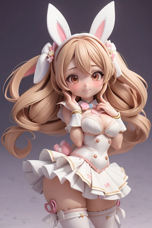 Images of two female figures, Pop-up Parade Figures, Anime Style, ( Highly detailed figures ), Bunny girl, high school girl,Good Smile Company Fantasy, Biomechanical Boobs, " whole body, Playboy Bunny, Bunny girl, High-resolution details, Anime Figures, MovablePVC