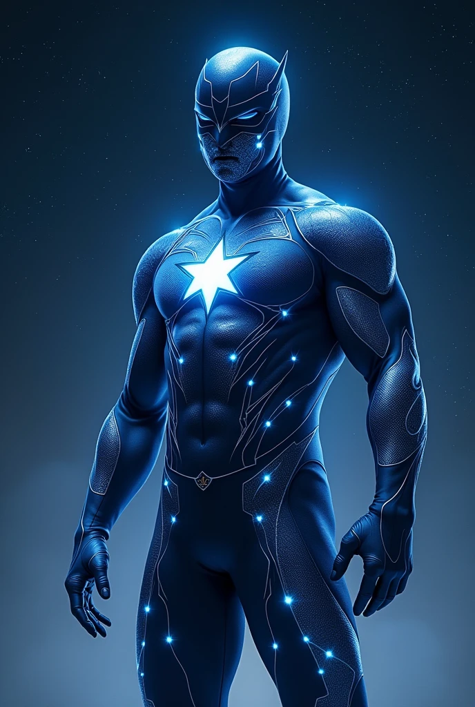 Star man superhero suit 
