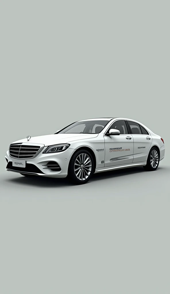 3D model car,Government of India is written on the car