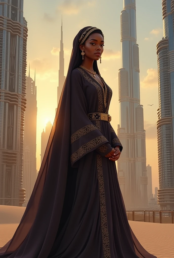 Black girl from back to dubai