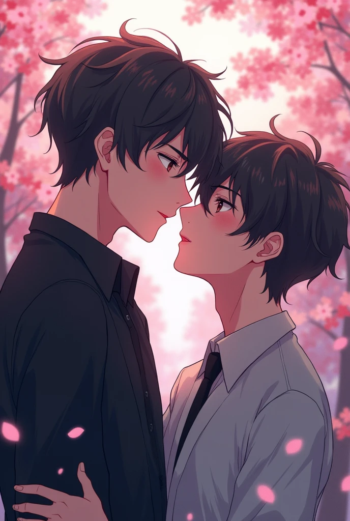 Create a bl anime story with pictures.