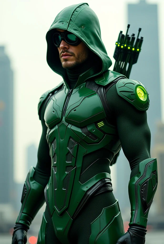 Traje de Green arrow futurista