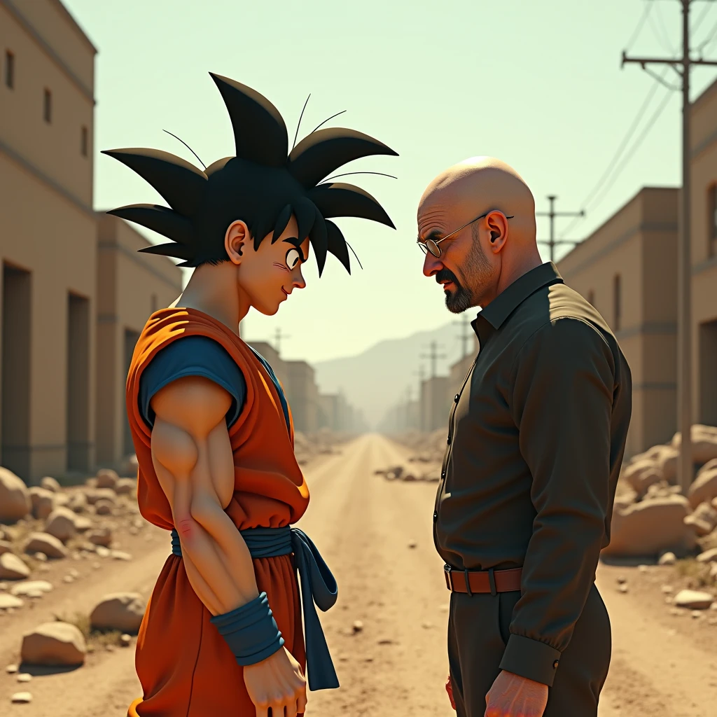 Goku vs walter white 