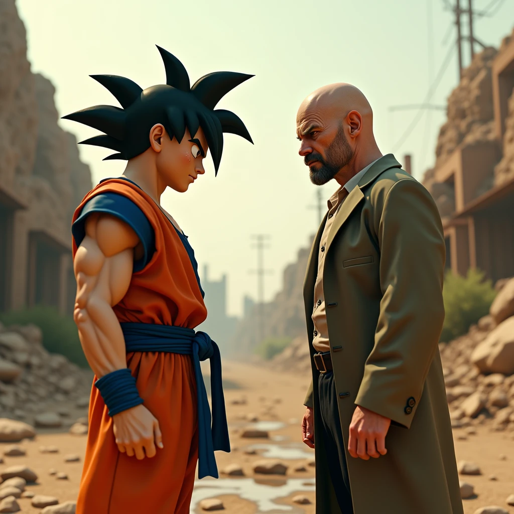 Goku vs walter white 