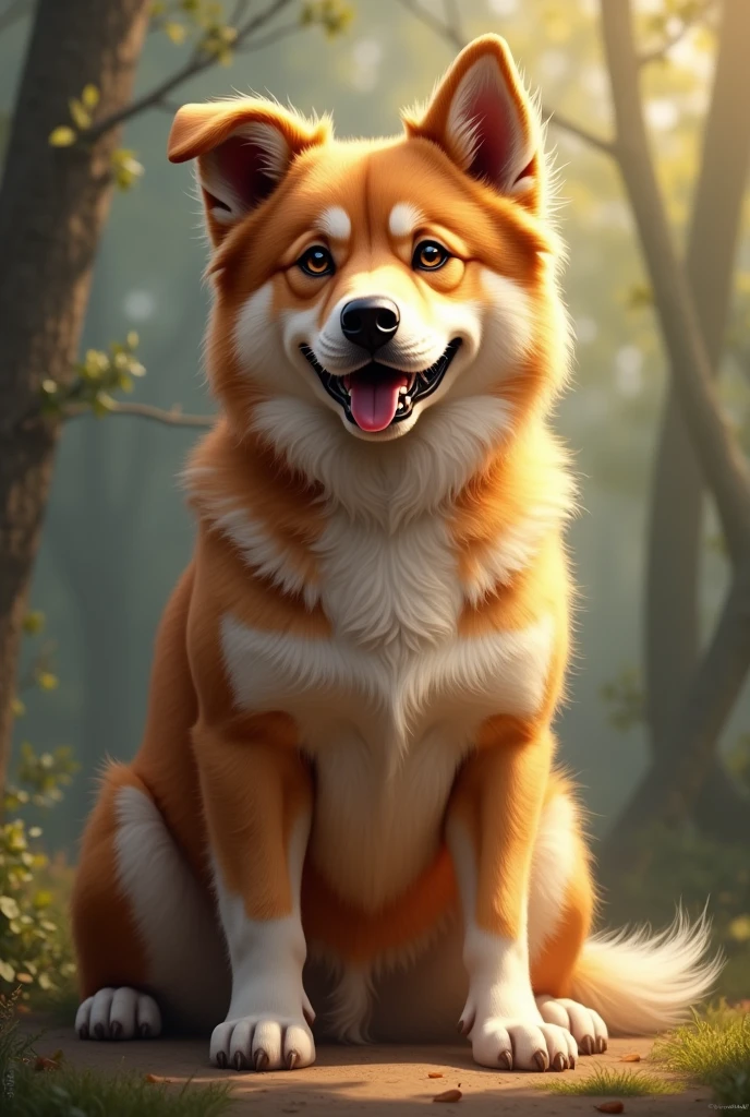a dog