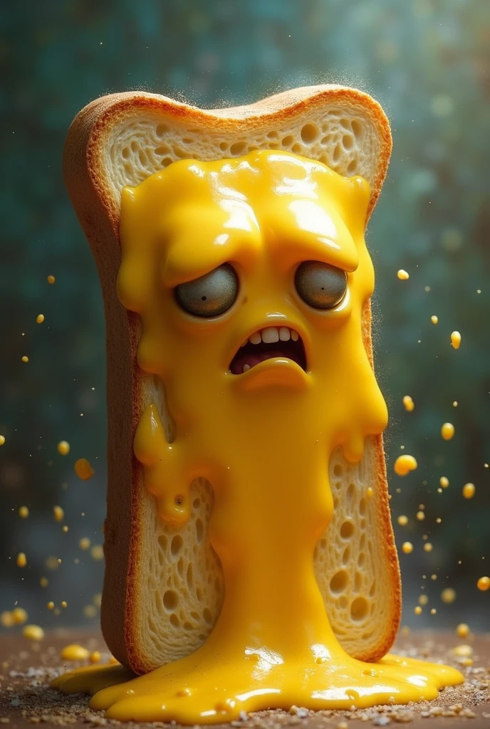 Cheese bread with fear of melted cheese