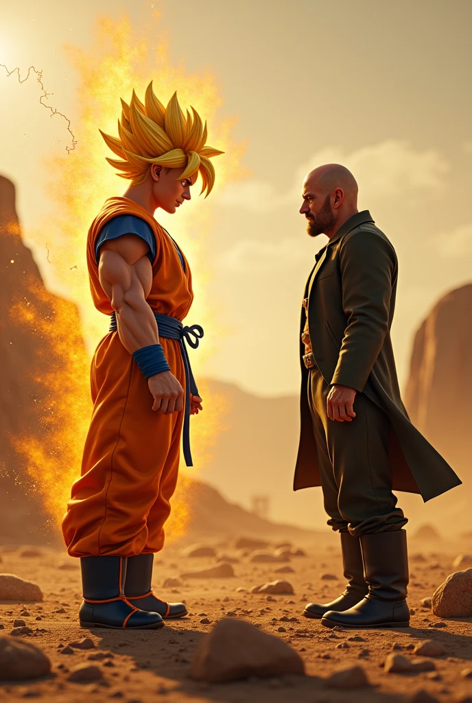 Goku super sayan vs walter white