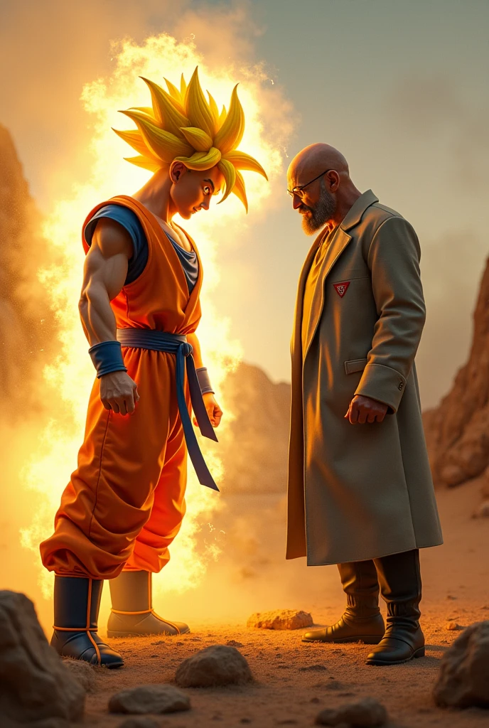 Goku super sayan vs walter white