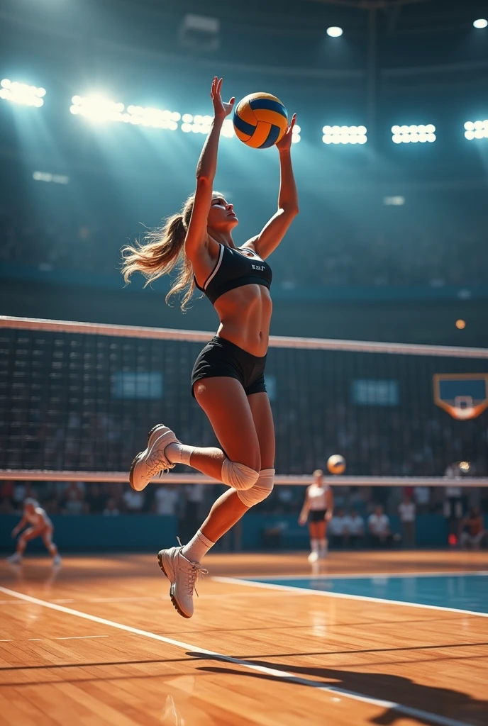 Sex volleyball player
