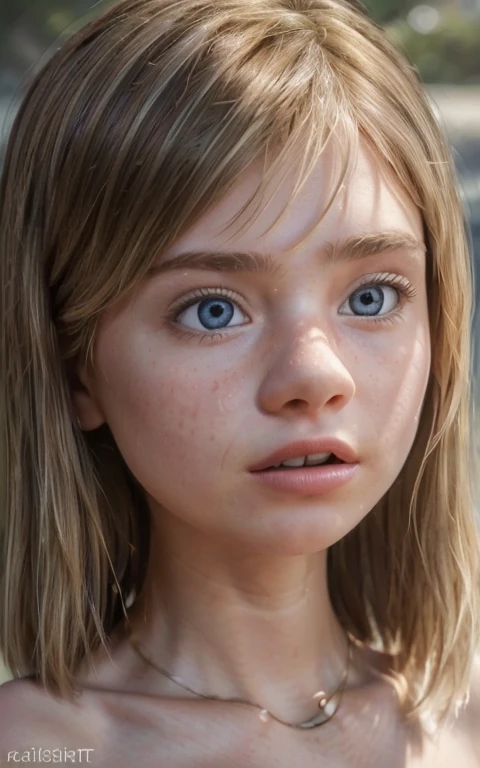 a naked young woman:0.9 on a beautiful beach, Riley Andersen from the movie Inside Out, face incredibly detailed, gorgeous eyes, complex facial features, Flying hair, natural lighting, bright coloured, photorealisitic, highy detailed, 8k, (best qualityer,4K,8k,high resolution,work of art:1.2),ultra detali,(realisitic,photorealisitic,photo-realisitic:1.37),portraite