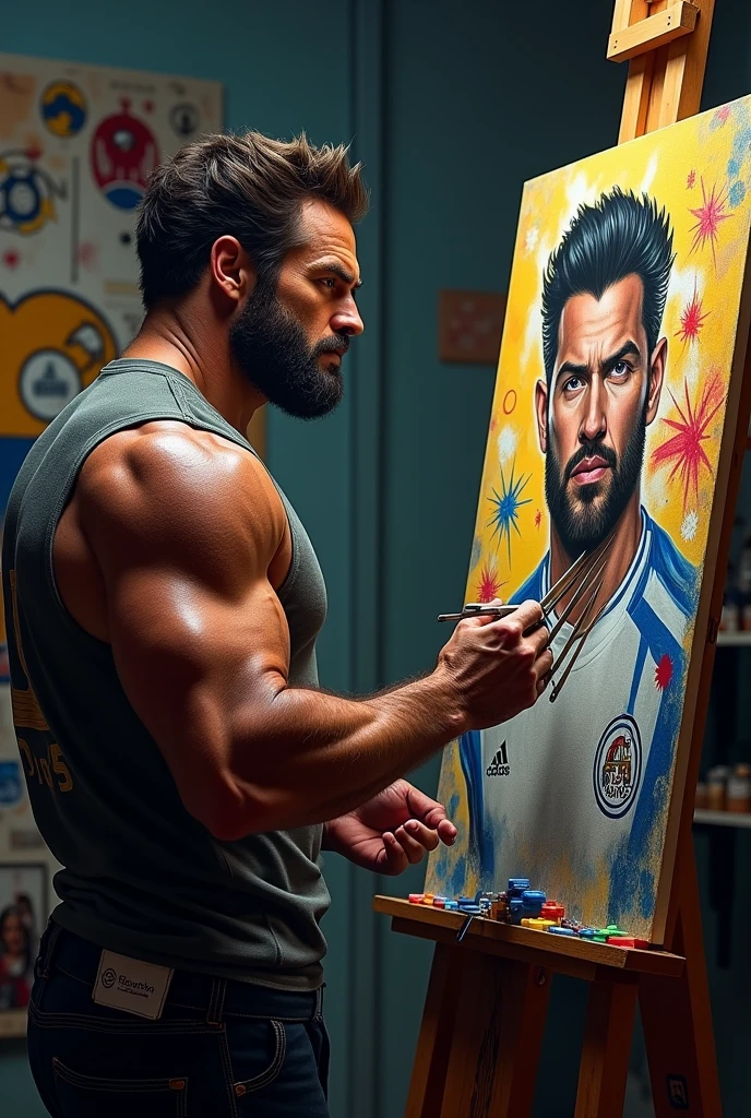 wolverine piendo retrato fifa 25