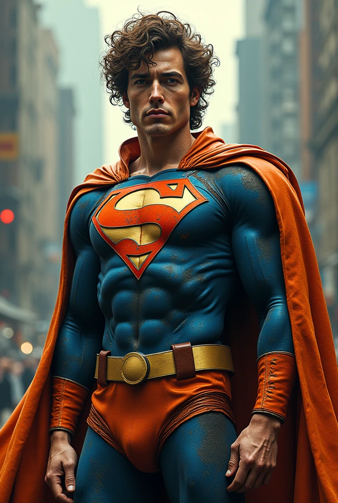 Mr. Tambourine man super hero suit with Bob dylan's face