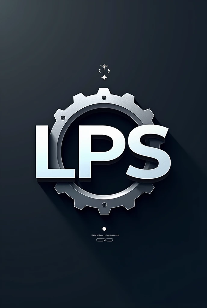 create a modern and stylish logo for the 3D printing shop “LPS” with elements of a printing machine