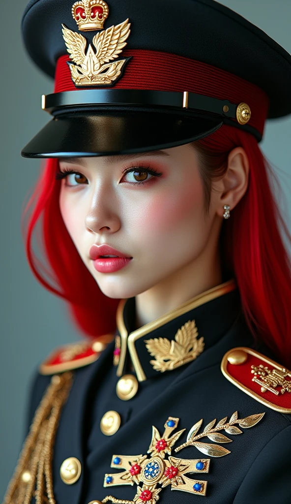 Blackpink&#39;s Rosé in a military suit that looks just like her face 