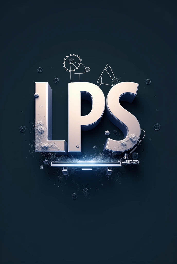 create a modern logo for the 3D printing shop “LPS Store” with elements of a printing machine 