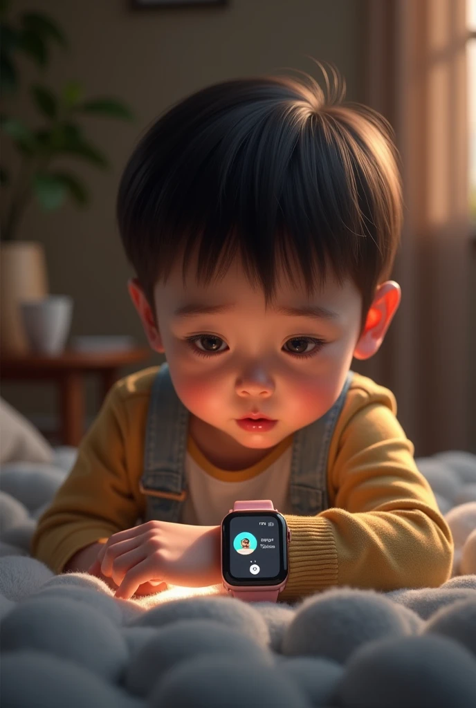 Child asks for help from Smart Watch 