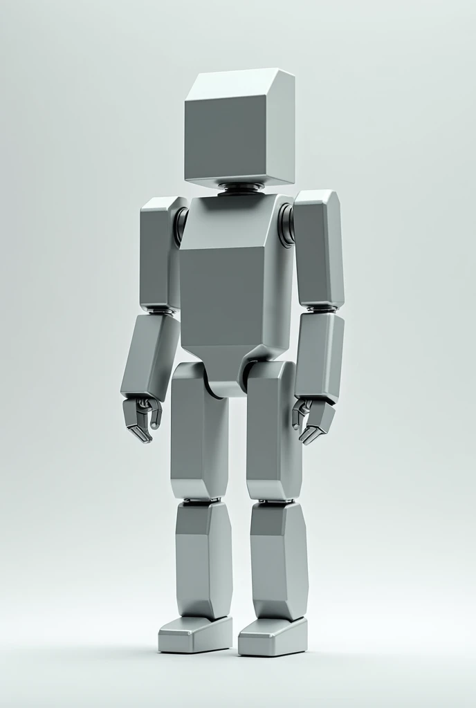 A humanoid cubic being