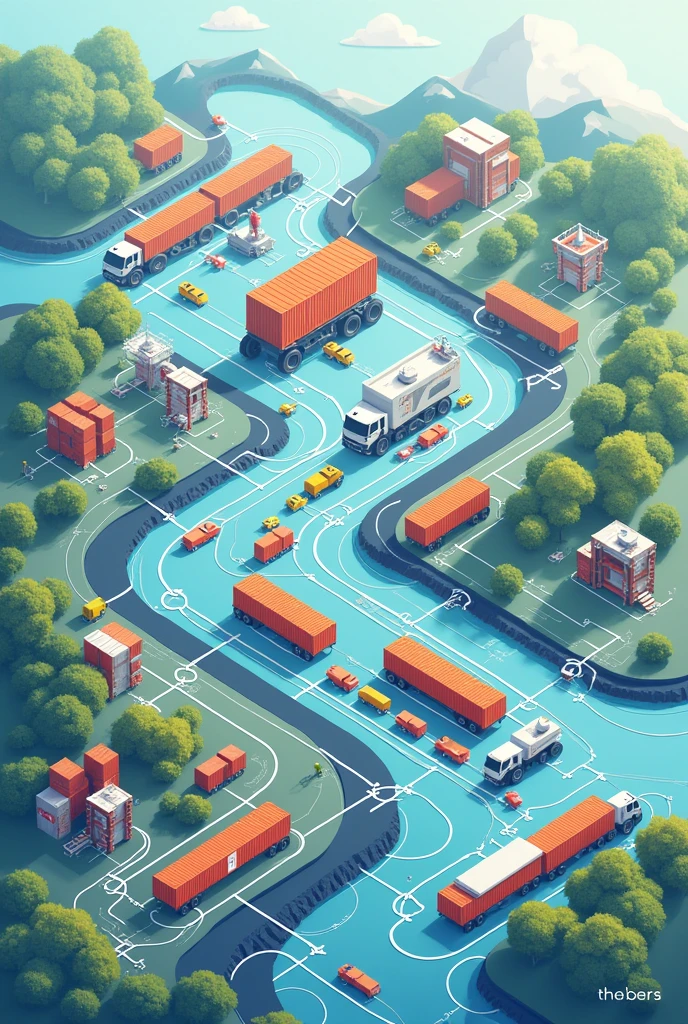 Supply chain with every necessary step, indicating the entities that act in this process