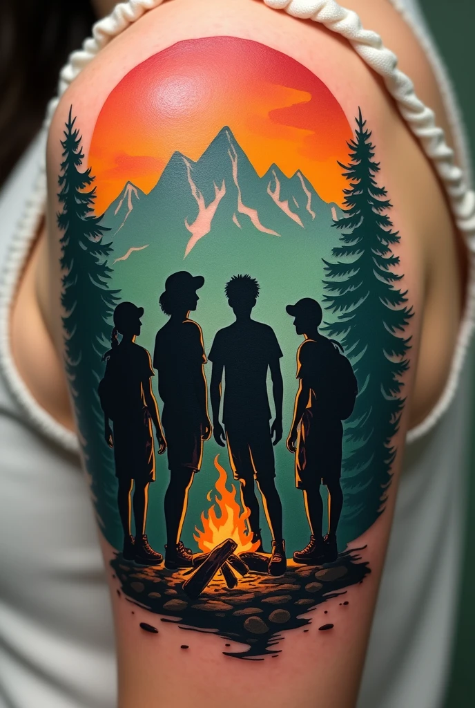 Tattoo for a group of scout friends