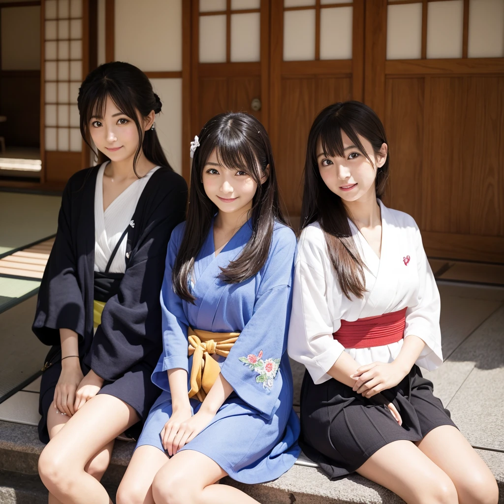 Japan Girls、sitting with one's feet up on a park bench、She is wearing a miniskirt and sleeveless summer clothing、Actual photo、High resolution, masterpiece, Accurate, Anatomically correct, 最高quality, Attention to detail, High resolutionモデル, 高quality, quality, Very detailed, Textured skin, 超High resolution, Shortcuts, smile, Valletta, 8k octane, 3D Rendering,