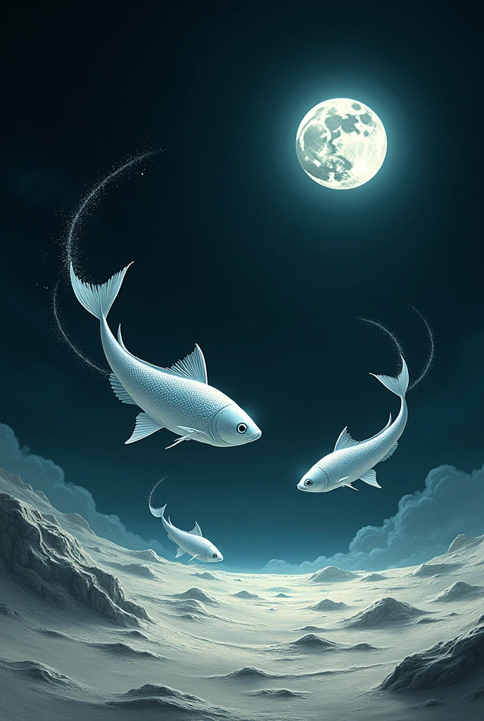 Fish on the moon