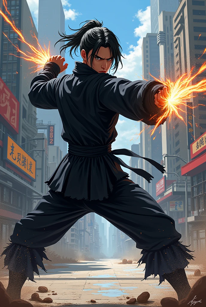 Black Boke Fighter in Anime