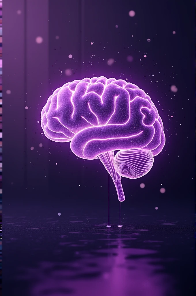 Artificial intelligence in Paraná with shades of purple