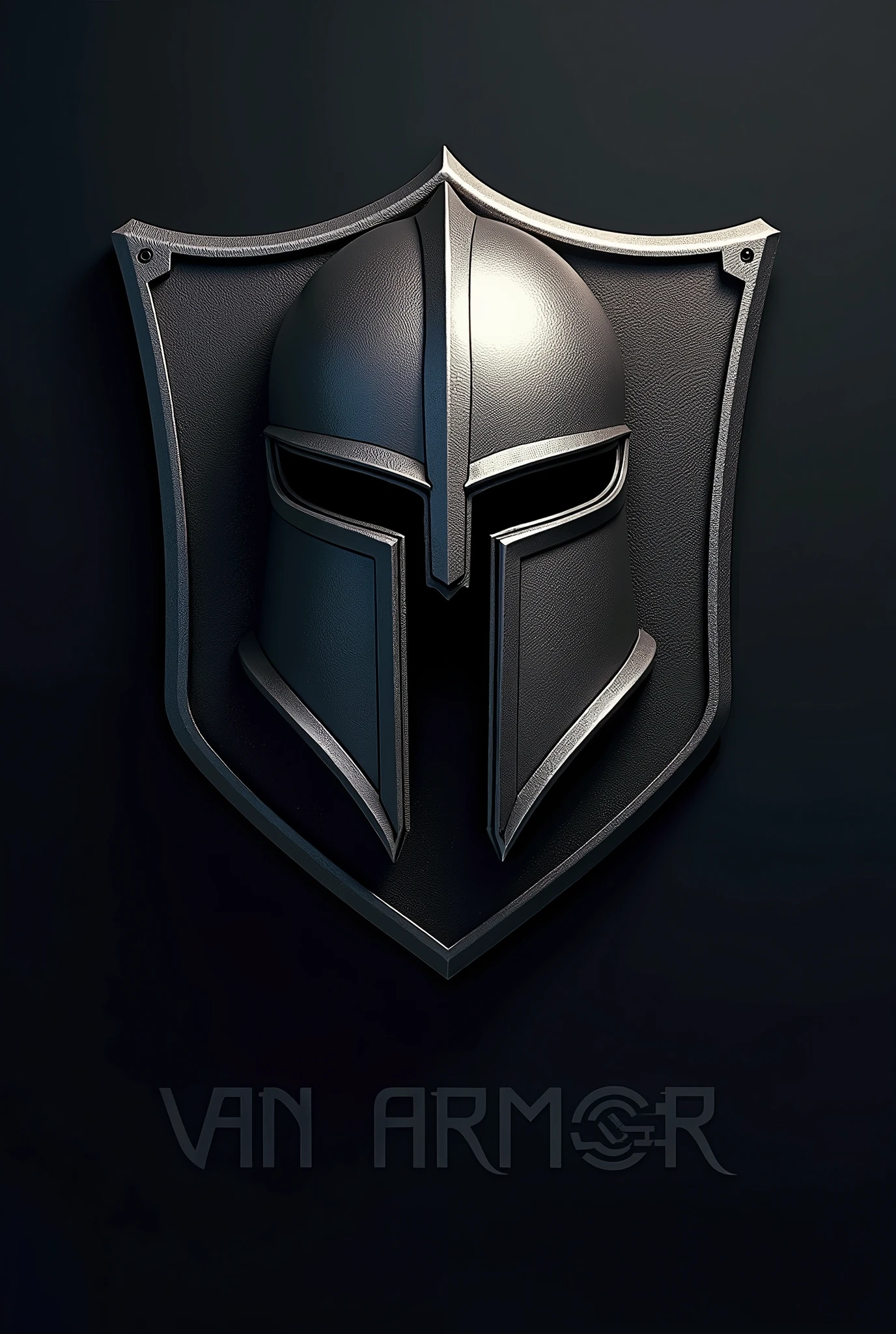 Logo pour une entreprise de fabrication d'aménagement de van dont le nom est Van Armor