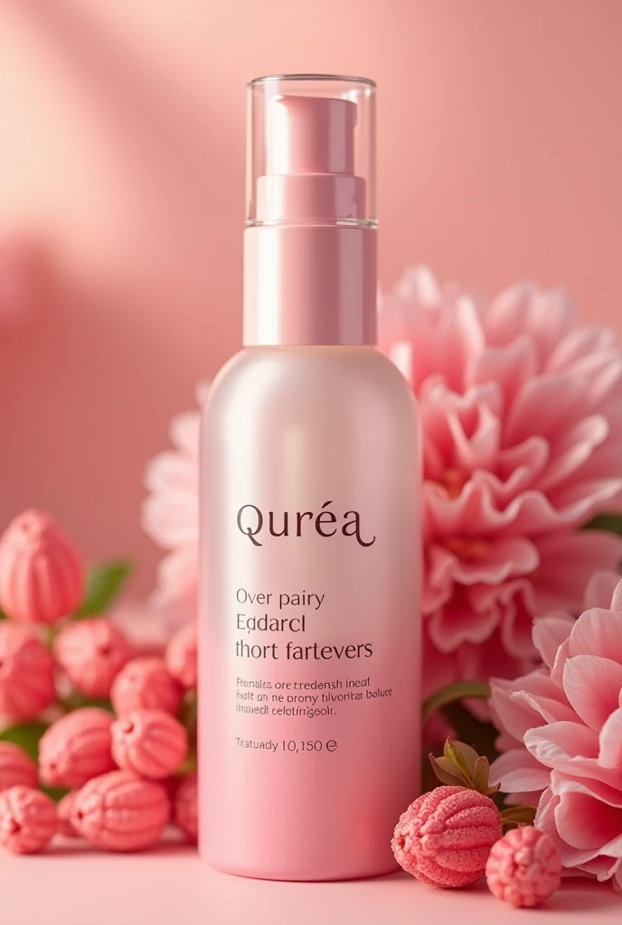 Create a moisturizer with the name Áurea and its fragrance is pink pepper