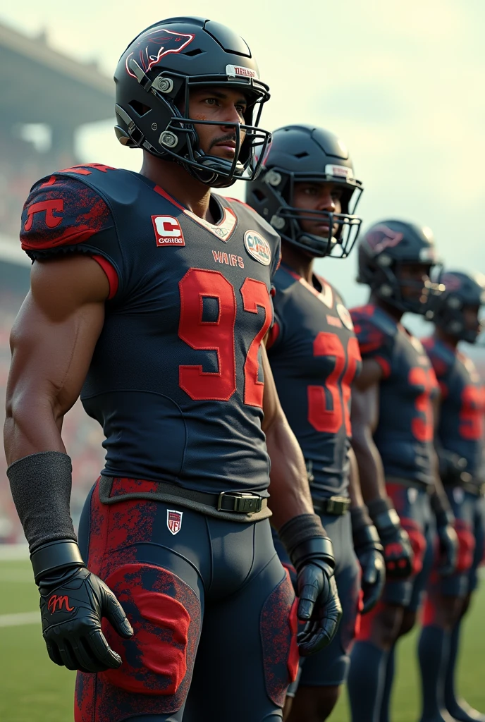 Football uniforms (real Warriors)
