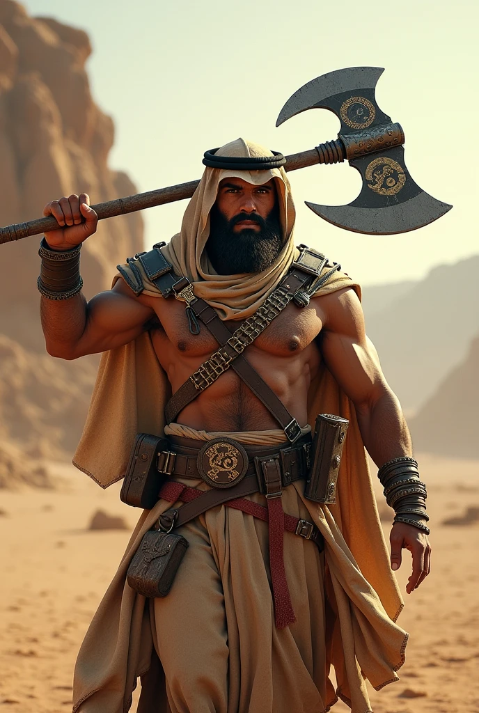  Arab with axe