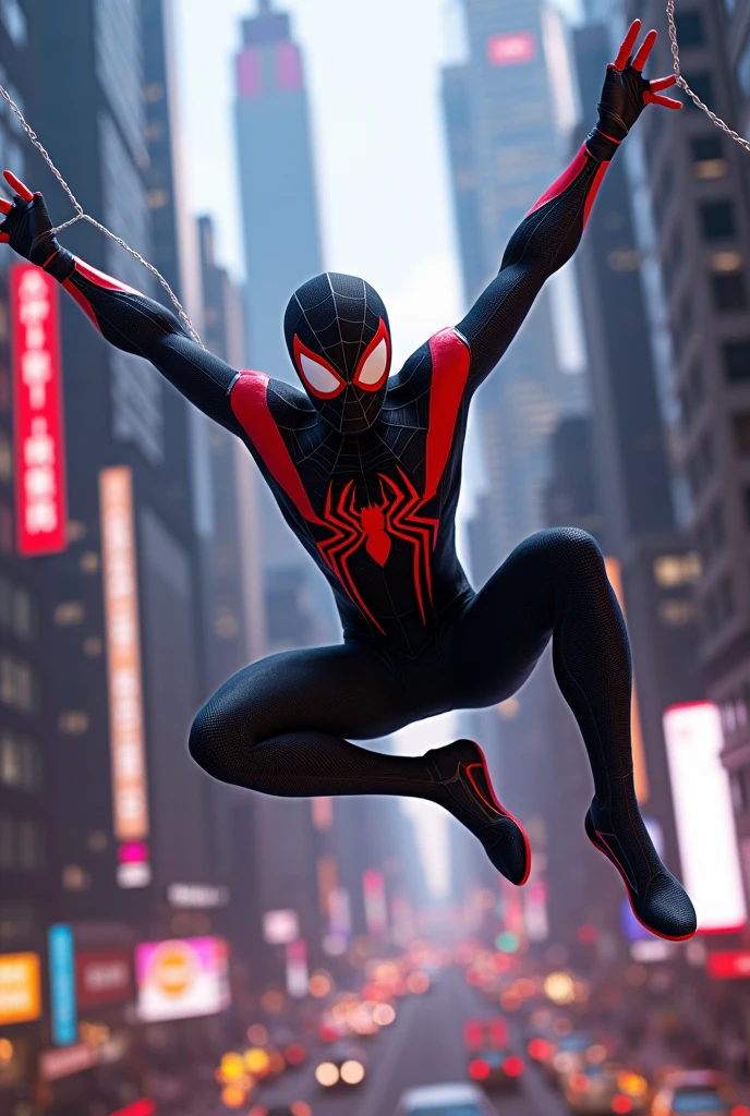 Fait moi marvel's spider-man 2 ps5 miles morales swing de Insomniac 