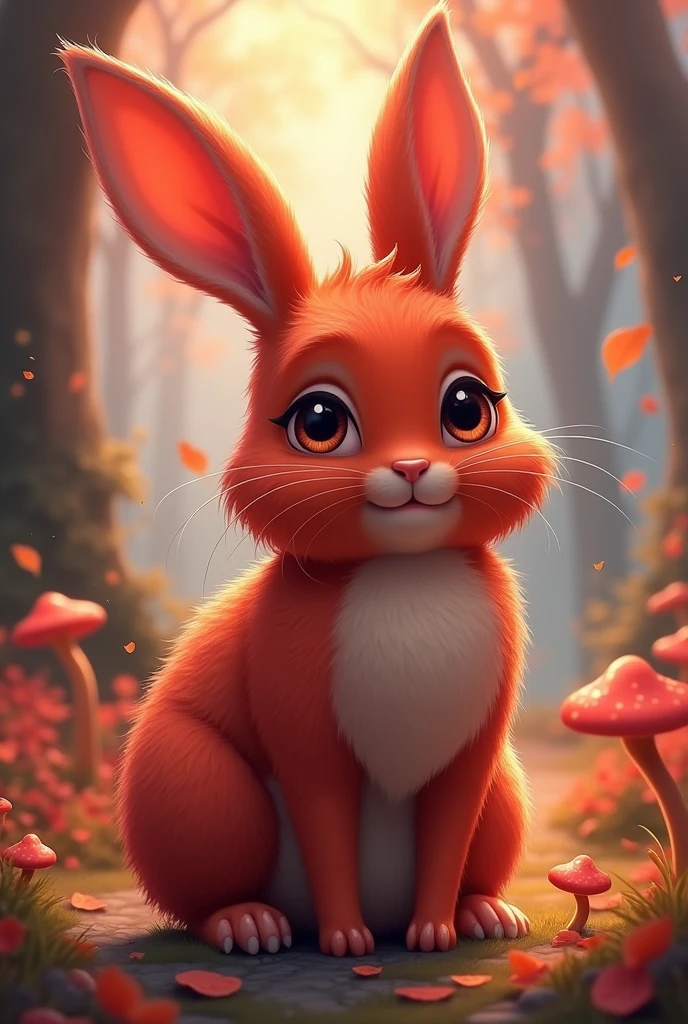 Red rabbit image 