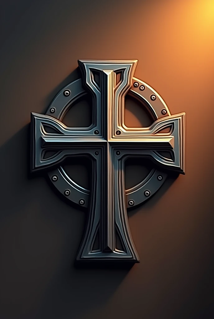 Make a cross logo for a auto parts shop