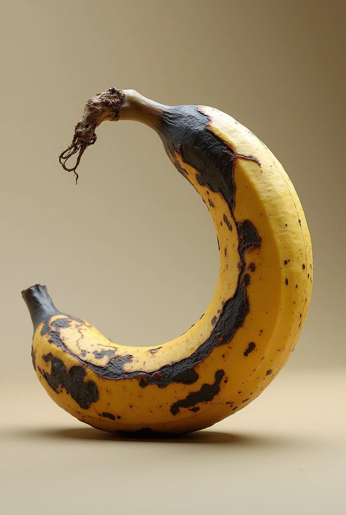 Give me a picture of a good banana that looks like it's rotting