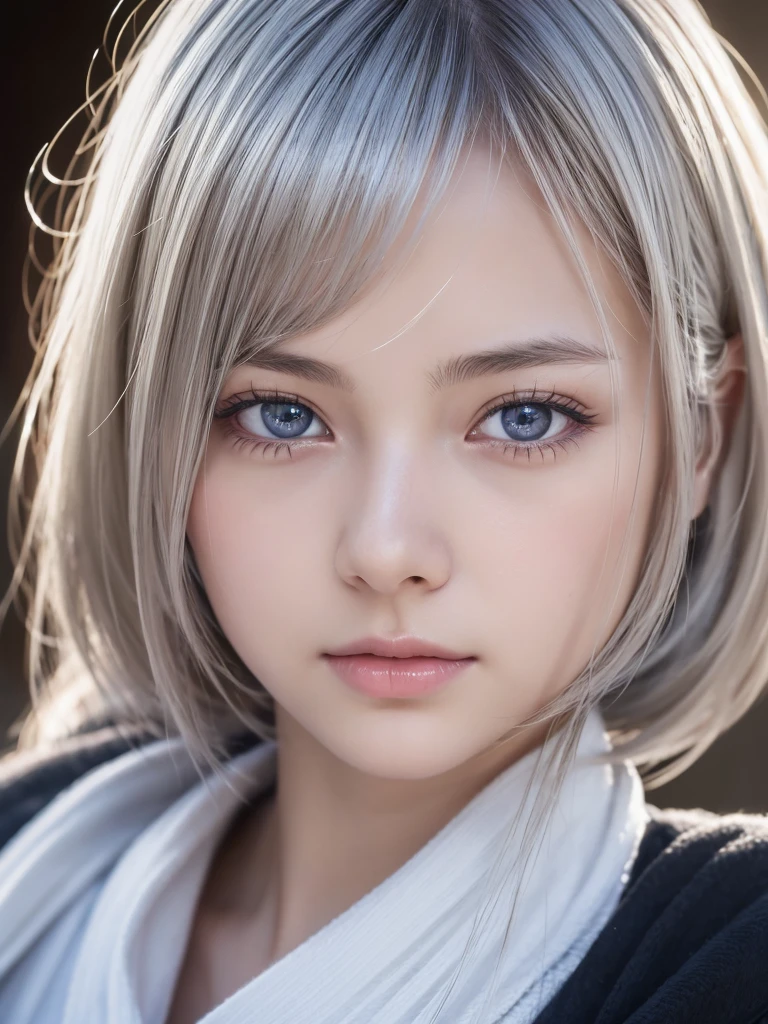 Photorealistic One Girl, Very detailed顔,Beautifully detailed eyes,Natural platinum silver hair,Short Hair,Droopy eyes,Nordic beauty, high quality, 最high quality, 8k, Ultra-realistic, Very detailed, High resolution, masterpiece,(Japanese junior high school girls&#39; uniforms:1.5),Browsing Caution,Correct human anatomy,(Ultra cute beautiful Japanese girl:1.75),(Cute Smile:1.25),Large, clear, pale blue eyes,Balanced Eyes,Translucent white skin,photoRealistic, 8k, Very detailed, masterpiece, Realistic, Vibrant colors, Beautiful attention to detail, Beautiful lip detail, Very detailed顔, Intricate details, hyper Realistic, Cinema Lighting, Dramatic Shadows, A wonderful composition, Tense atmosphere, Very detailed肌, Exquisite facial features, Volumetric lighting, Ray-Traced Global Illumination, Physically Based Rendering, Professional Digital Art,High resolution修正,(Sexual climax:1.5)