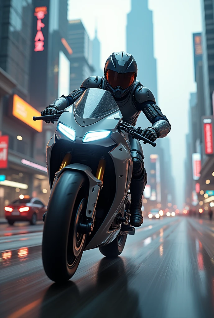Gral's motorcycle courier