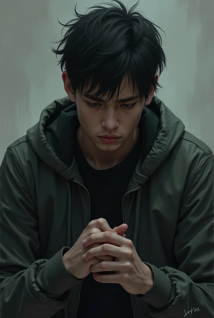 Sad young man