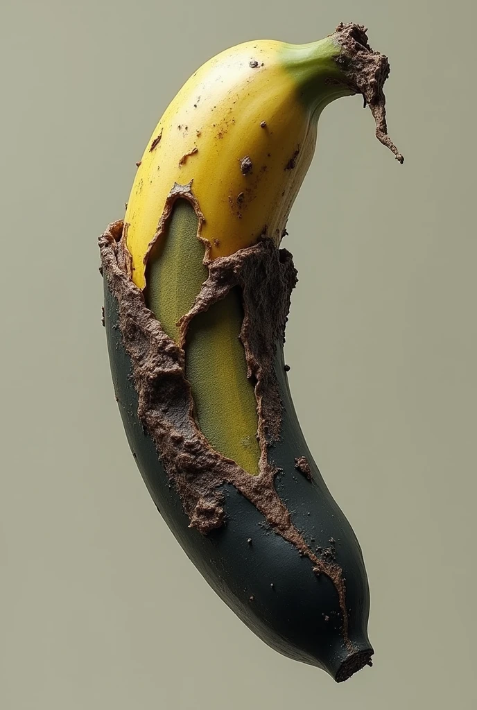 Give me a picture of a rotten banana 