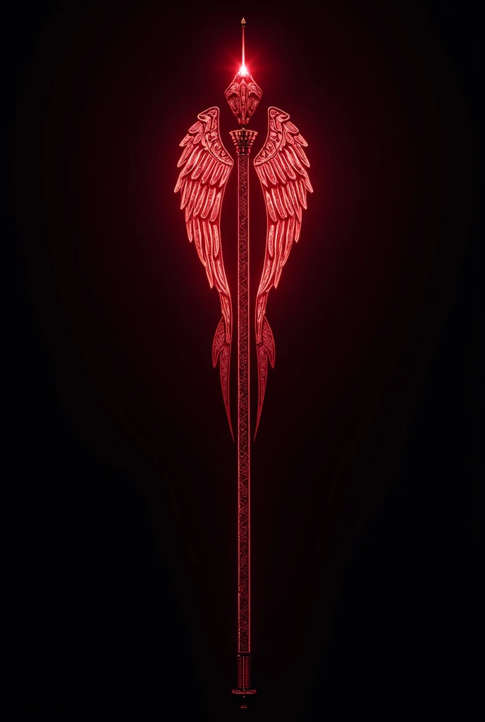 A black and red kpop lightstisk written d&#39;angelss
