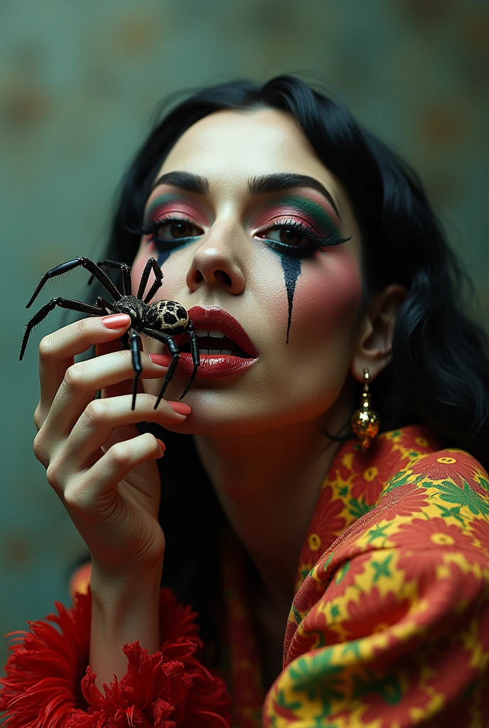 Pabllo vittar eating a spider

